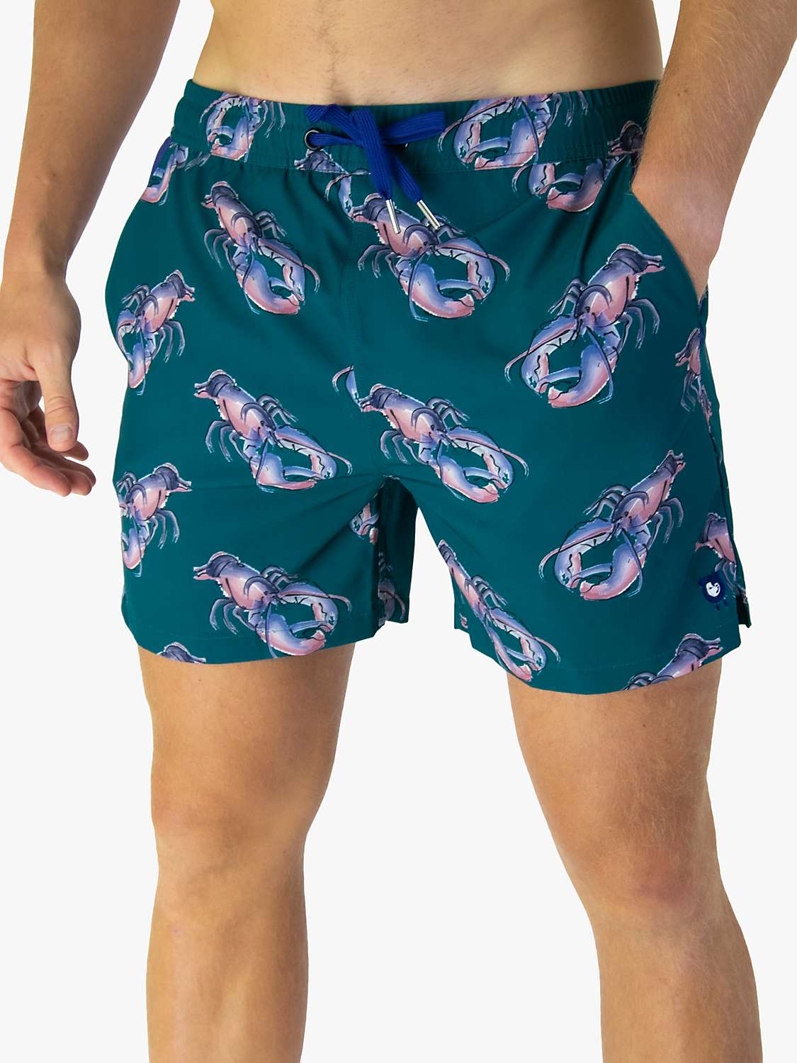 Buy Randy Cow Lobster Print Swim Shorts, Green Online at johnlewis.com