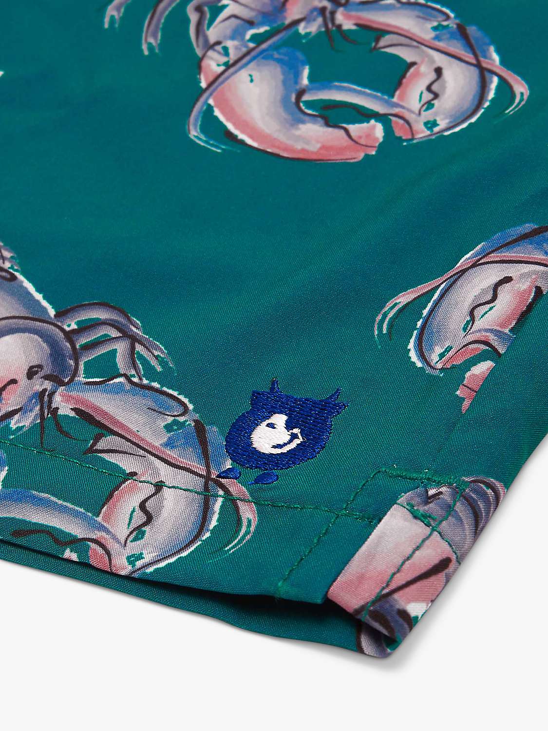 Buy Randy Cow Lobster Print Swim Shorts, Green Online at johnlewis.com