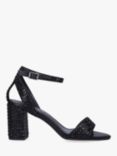 Carvela Kianni Embellished Block Heel Sandals, Black