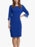 Gina Bacconi Kerry Sheath Dress, Cosmic Blue, Cosmic Blue