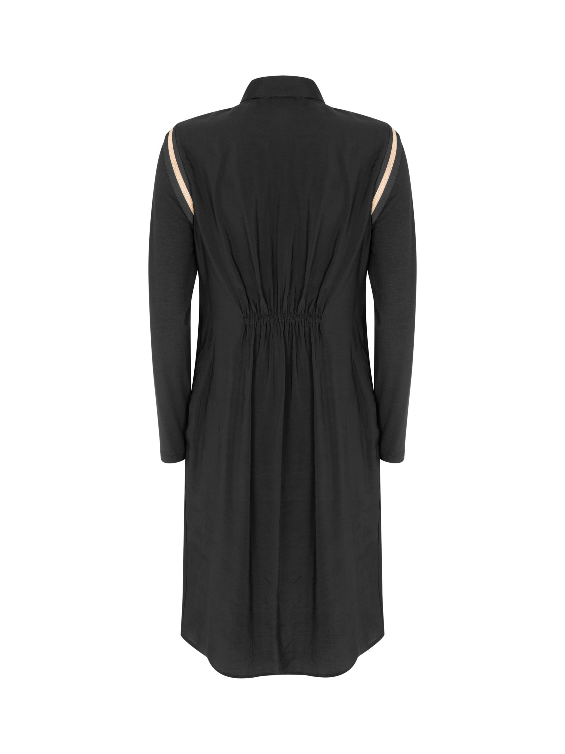 Mint Velvet Shirt Dress, Black at John Lewis & Partners