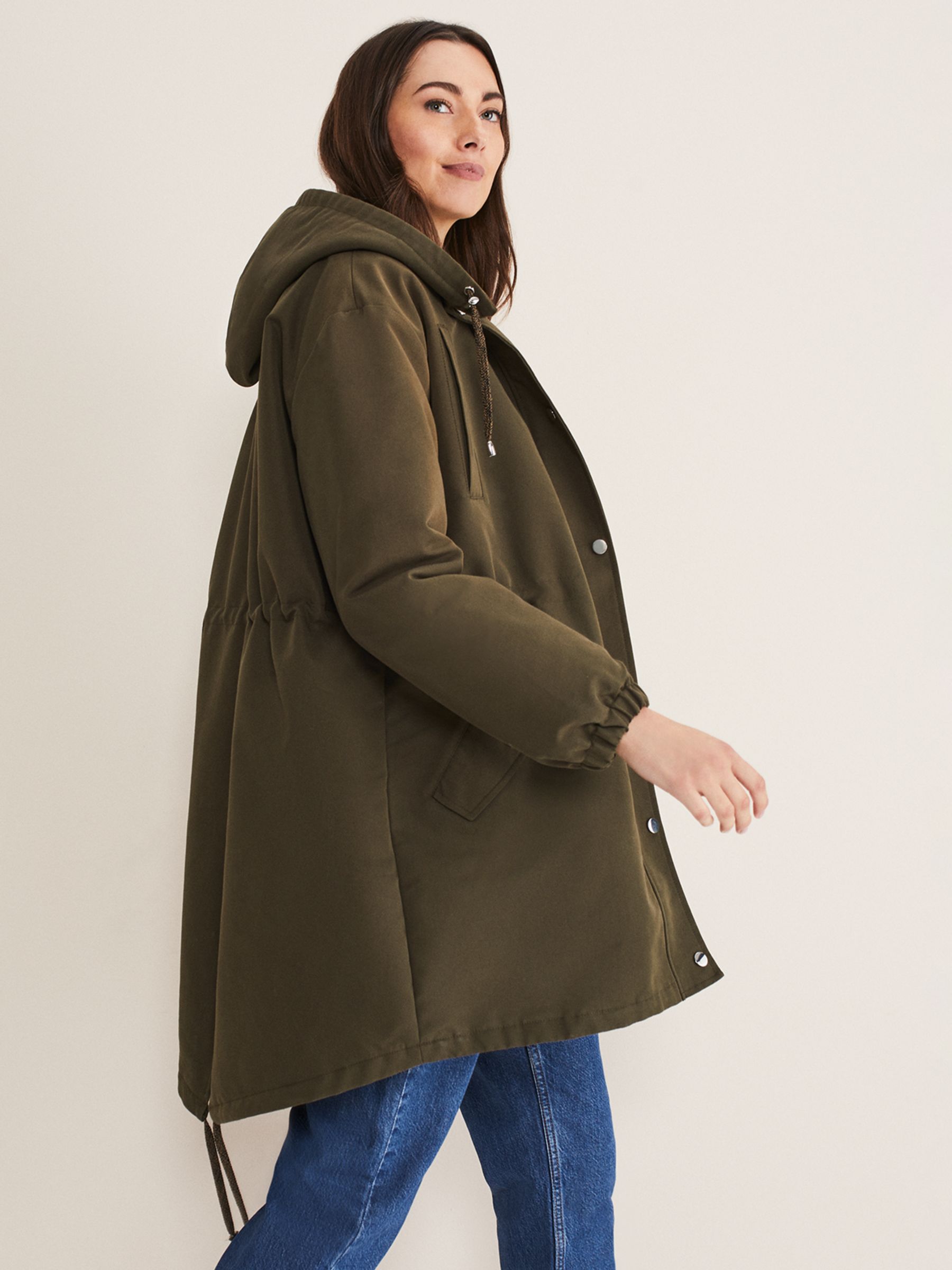 Buy Phase Eight Clara Parka, Olive Online at johnlewis.com