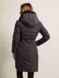 Phase Eight Bobbie Midi Puffer Coat, Charcoal