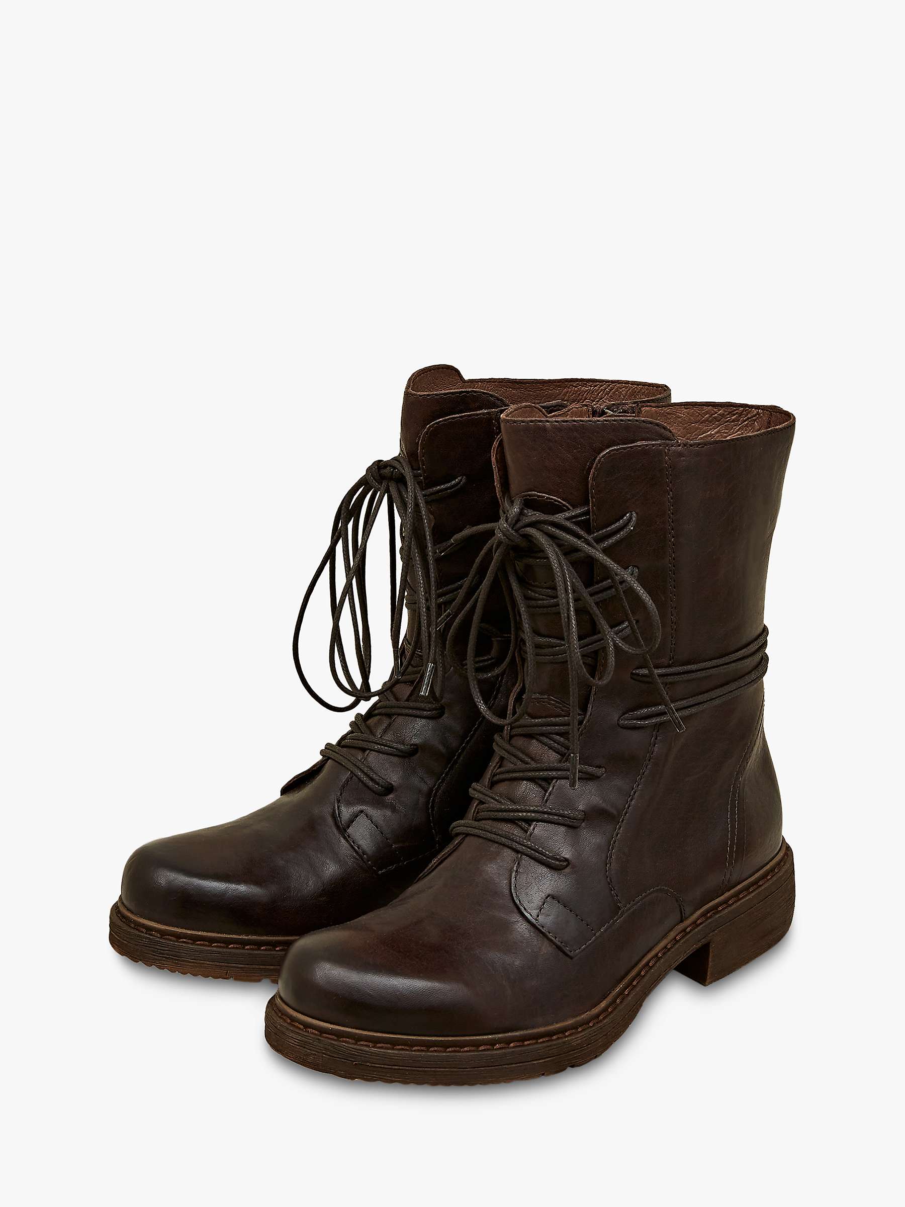 Buy Celtic & Co. Leather Derby Boots Online at johnlewis.com