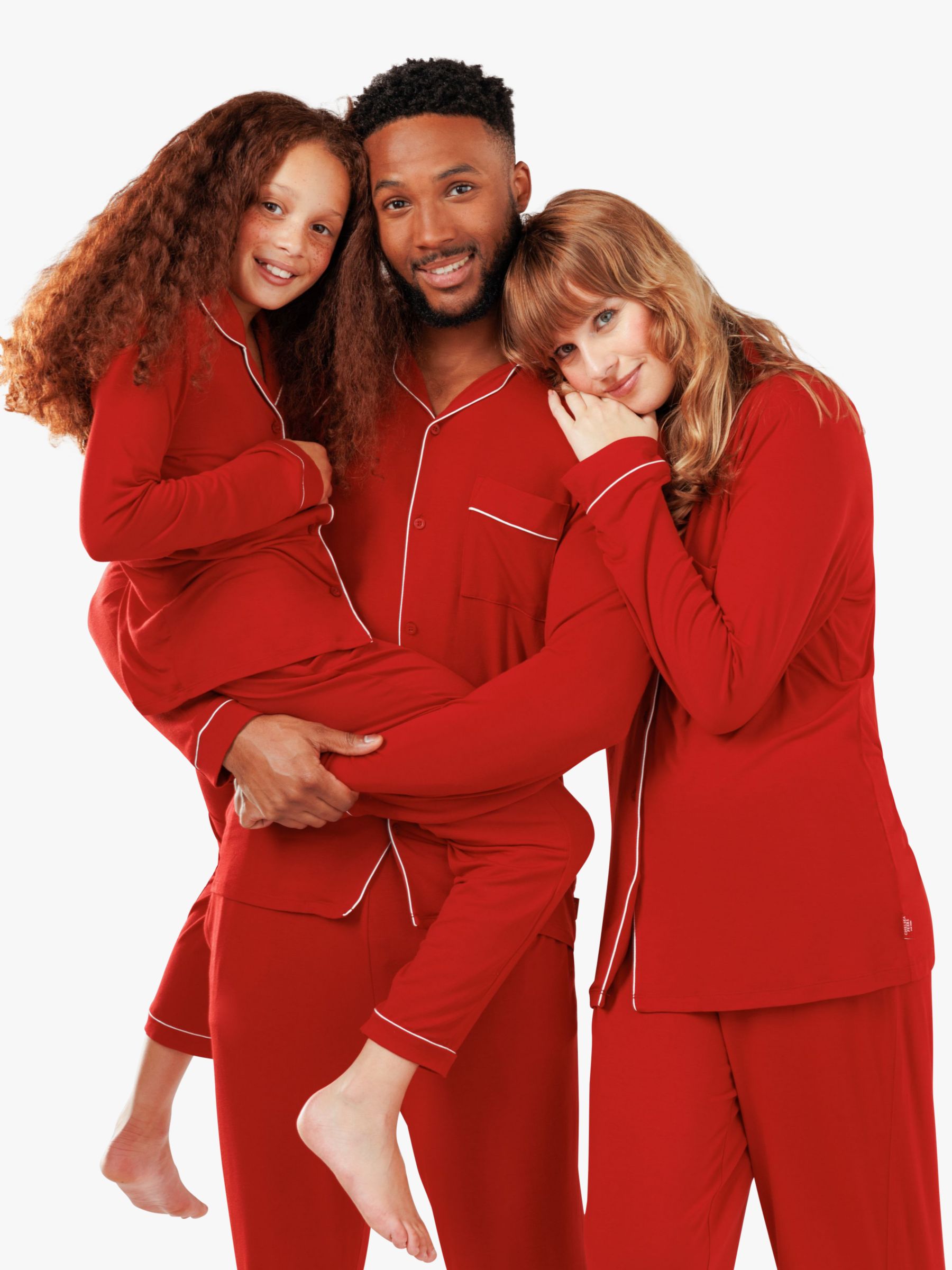 Fashion Pajama Set Long Sleeves Couple Lover Family Matching