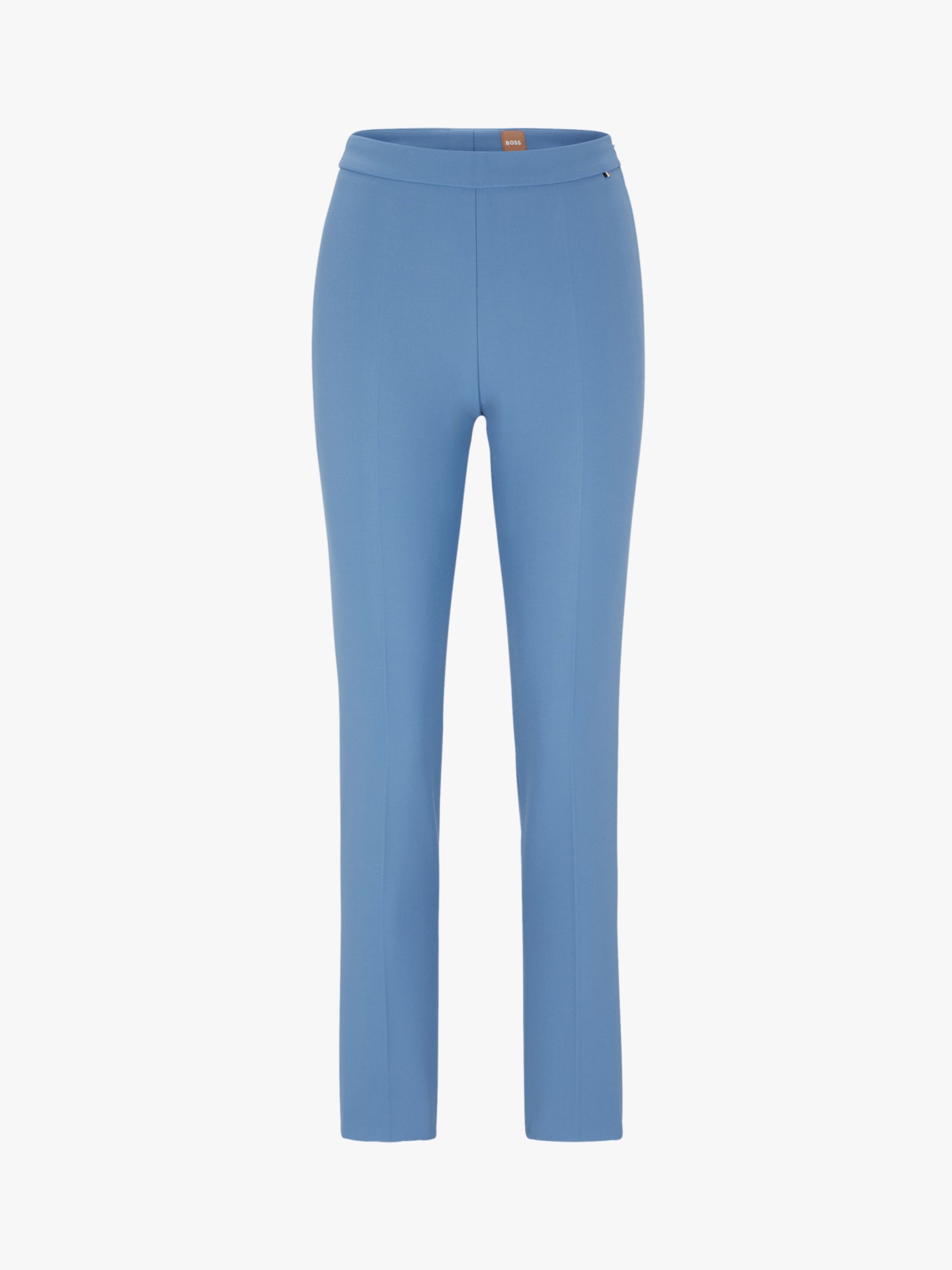 HUGO BOSS Tiluna Side Zip Trousers, Open Blue, 4