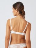 AND/OR Wren Lace Underwired Plunge Bra, B-F Cup Sizes, Ivory