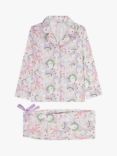 Cath Kidston Starburst Buds Print Pyjamas, Lilac/Multi