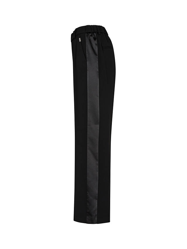 MOS MOSH Bai Leia Soft Pull On Trousers, Black at John Lewis & Partners