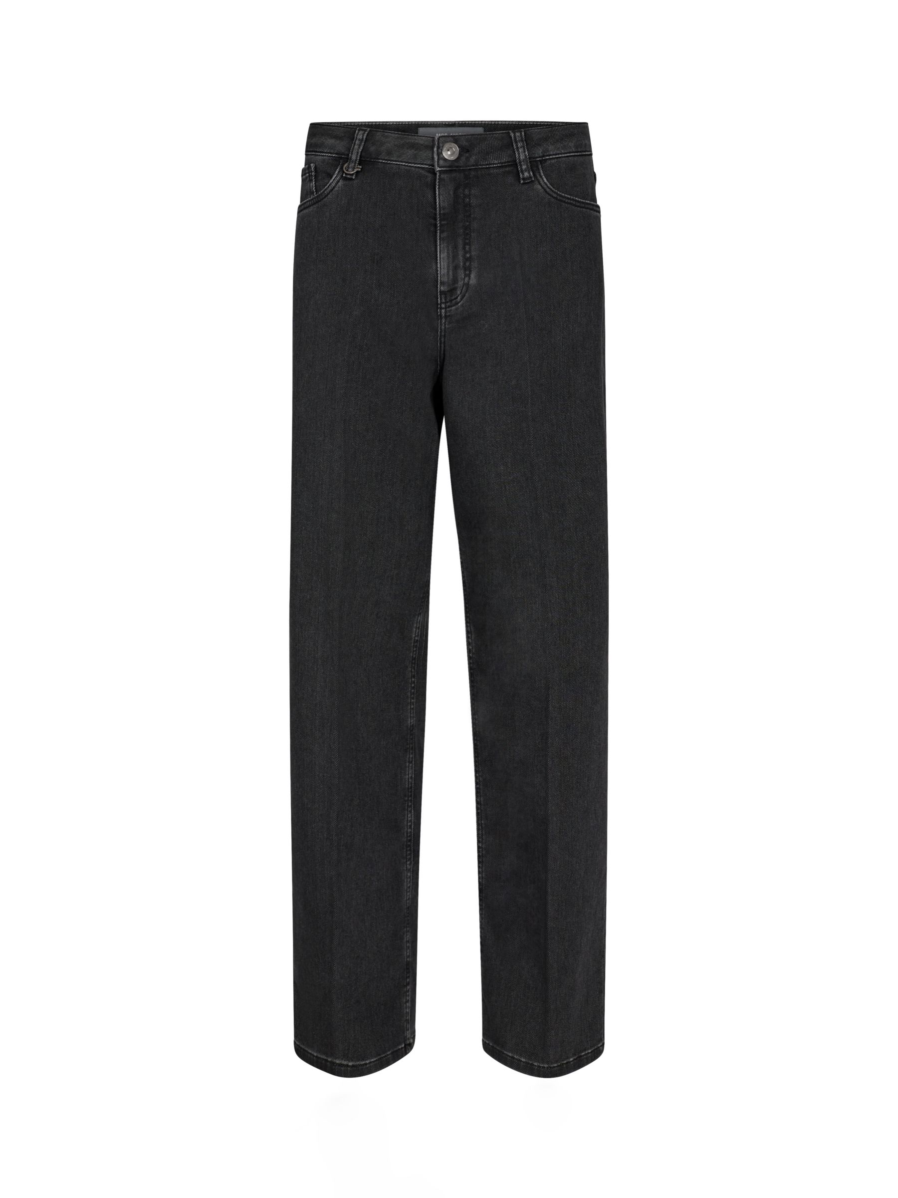 MOS MOSH Relee Young Straight Fit Jeans, Dark Grey at John Lewis & Partners