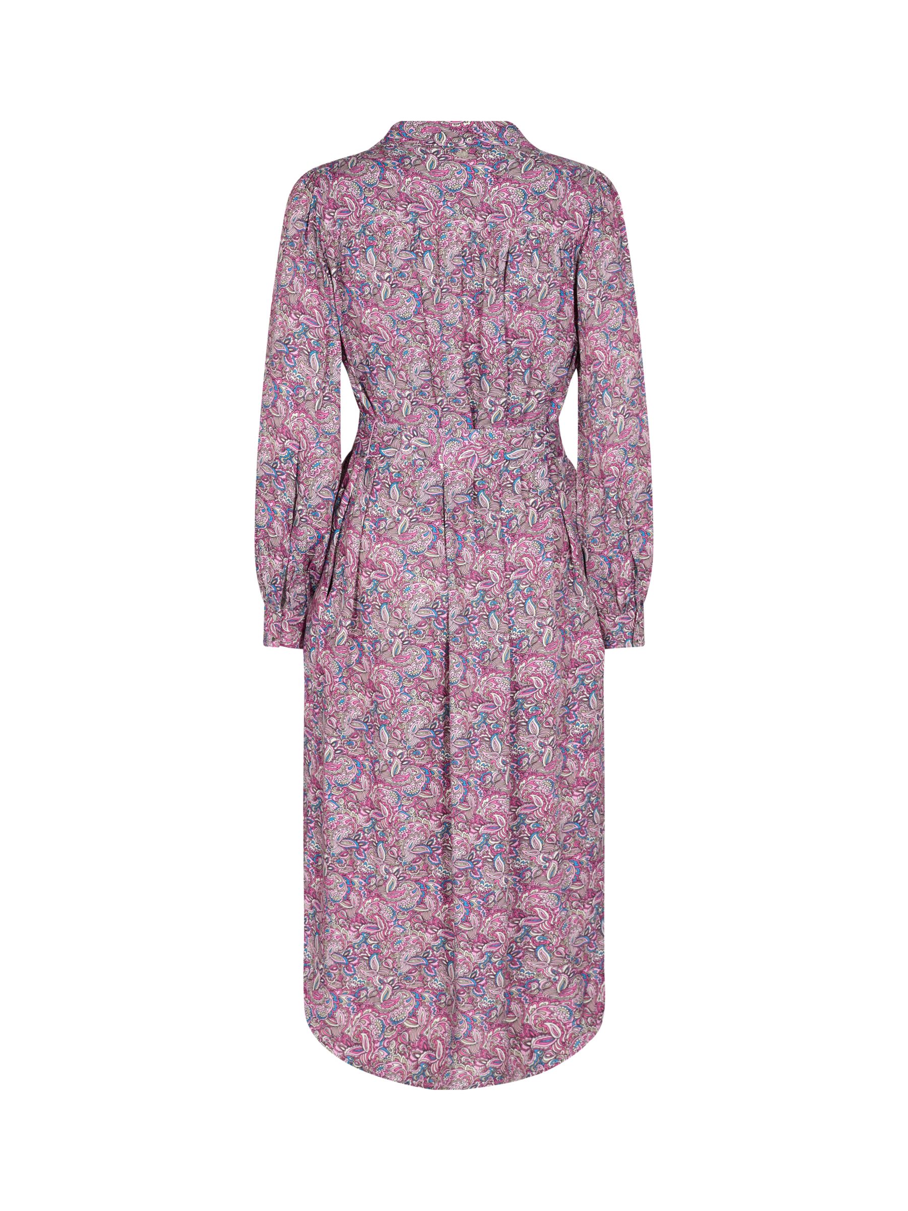 MOS MOSH Aldo Flower Paisley Print Dress, Lilac Sachet, XS