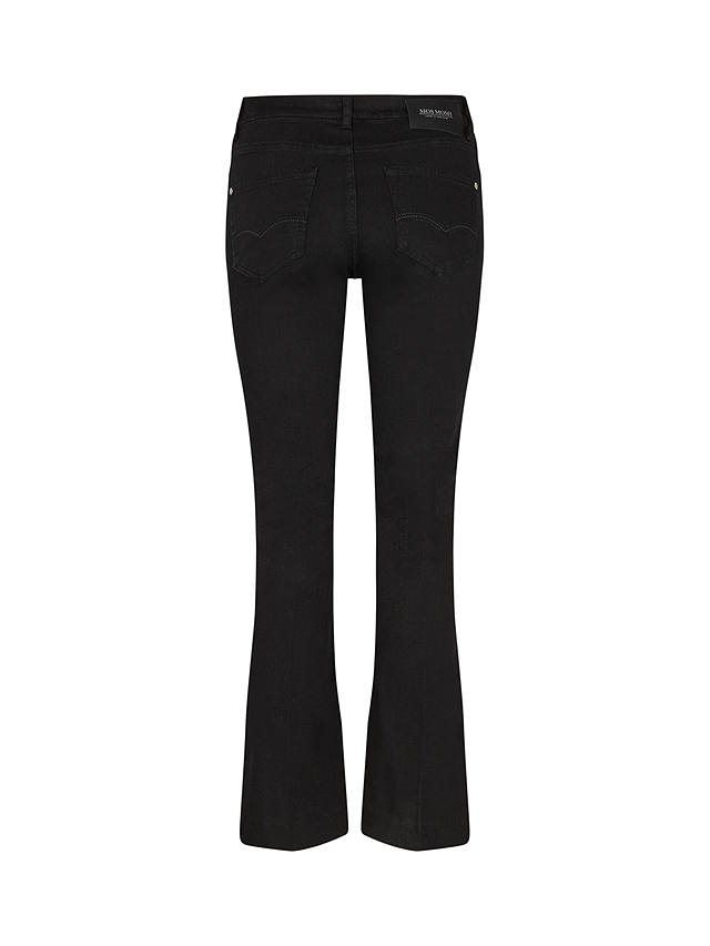 MOS MOSH Alli Hybrid Stretch Flared Jeans, Black