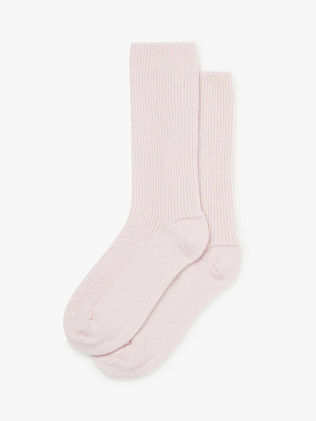 Bedfolk Cashmere Socks, Rose