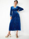 HUSH Velvet Valeria Midi Dress