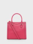 Hobbs Berkley Mini Leather Tote Bag, Pink Raspberry