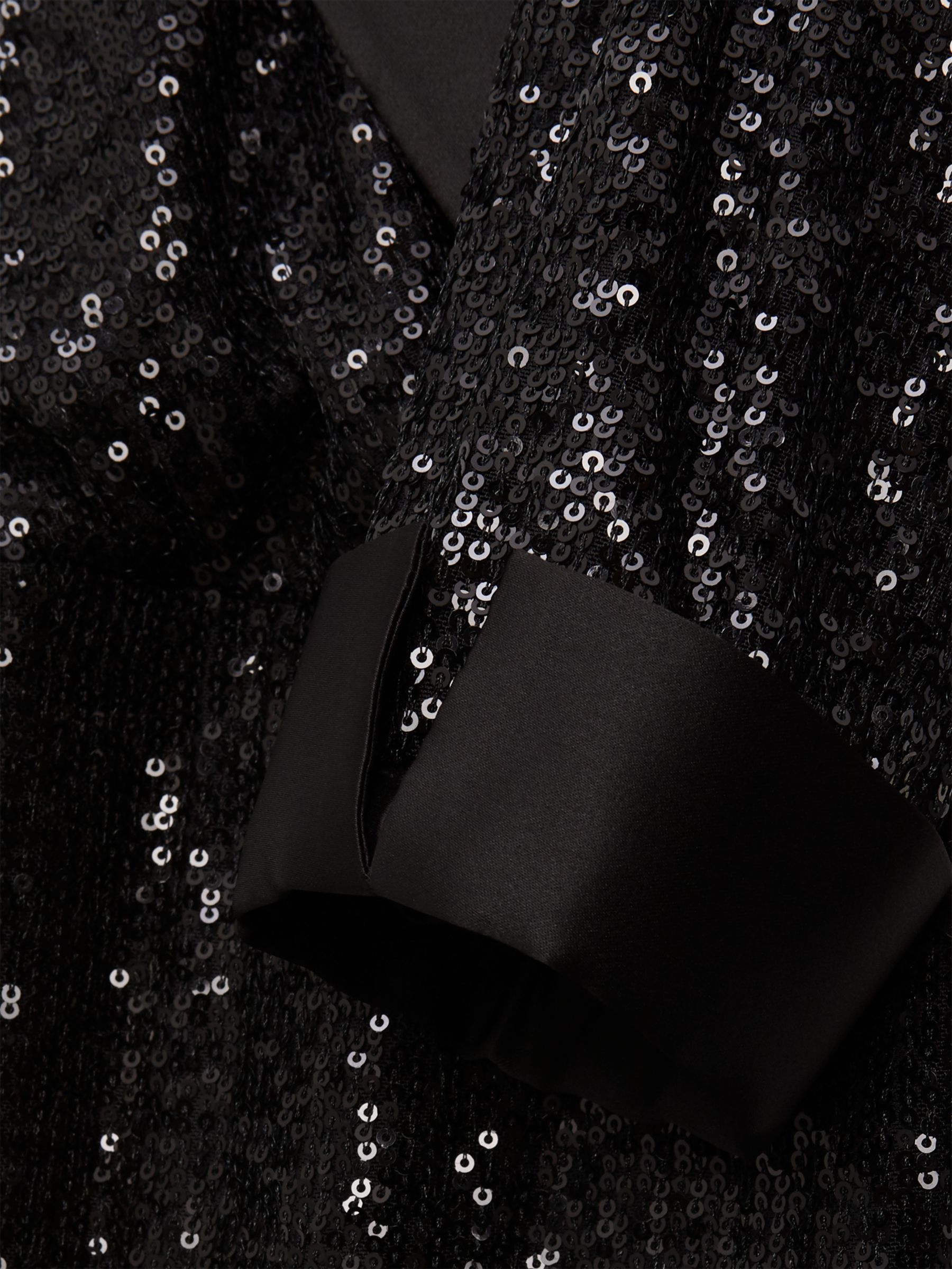 Buy Hobbs Carys Sequin Blazer Dress, Black Online at johnlewis.com