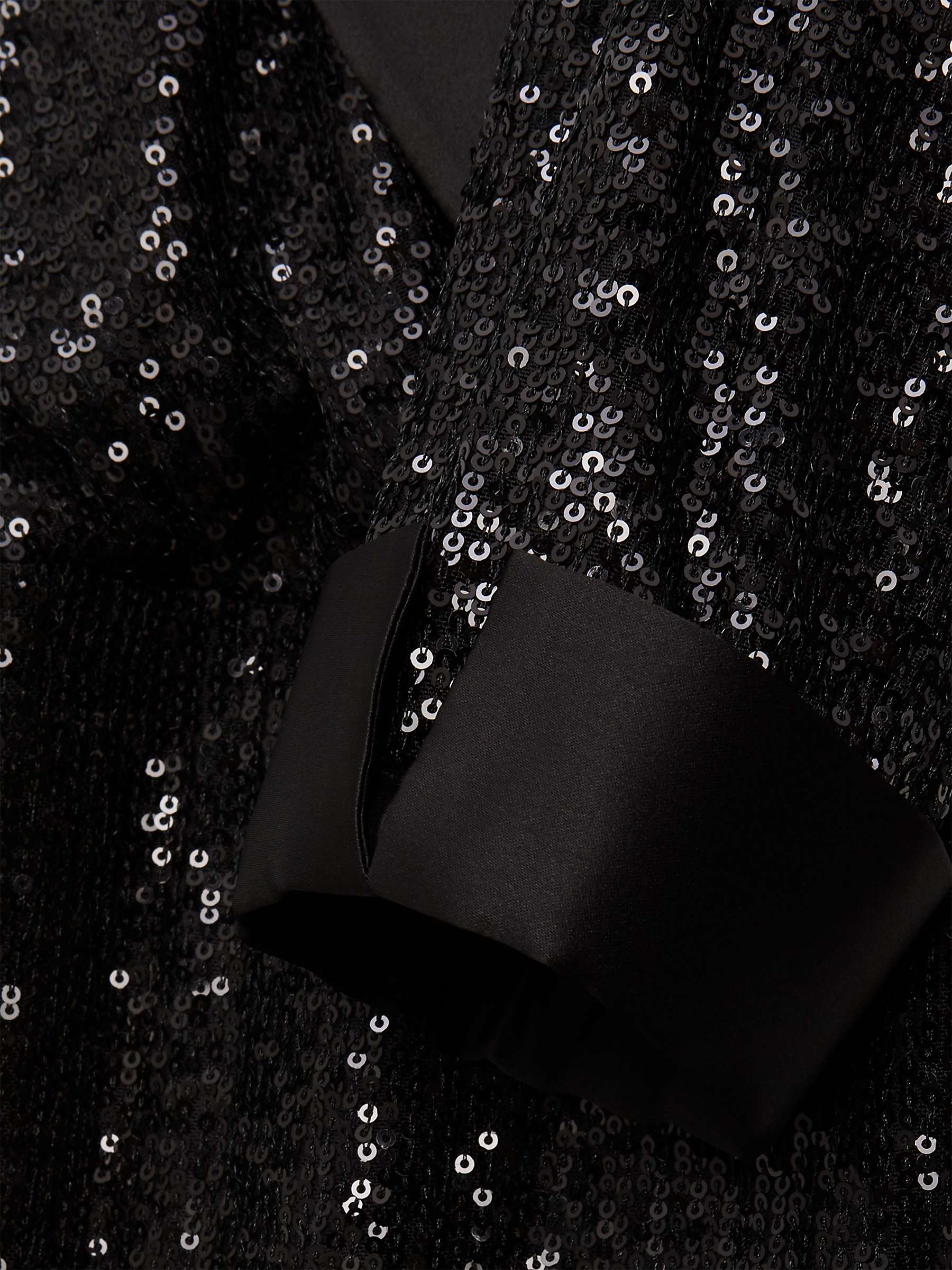 Buy Hobbs Carys Sequin Blazer Dress, Black Online at johnlewis.com