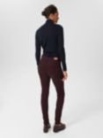 Hobbs Gia Sculpting Skinny Jeans, Aubergine