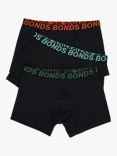 Bonds Kids' Sports Trunks, Pack of 3, Black