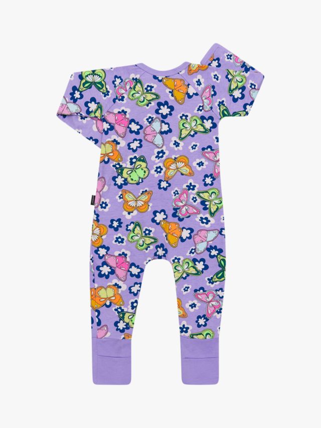 Bonds Baby Butterfly Fly Away Wondersuit Sleepsuit, Lilac/Multi, Newborn