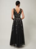 Phase Eight Collection 8 Anabella Beaded Maxi Dress, Black/Gold