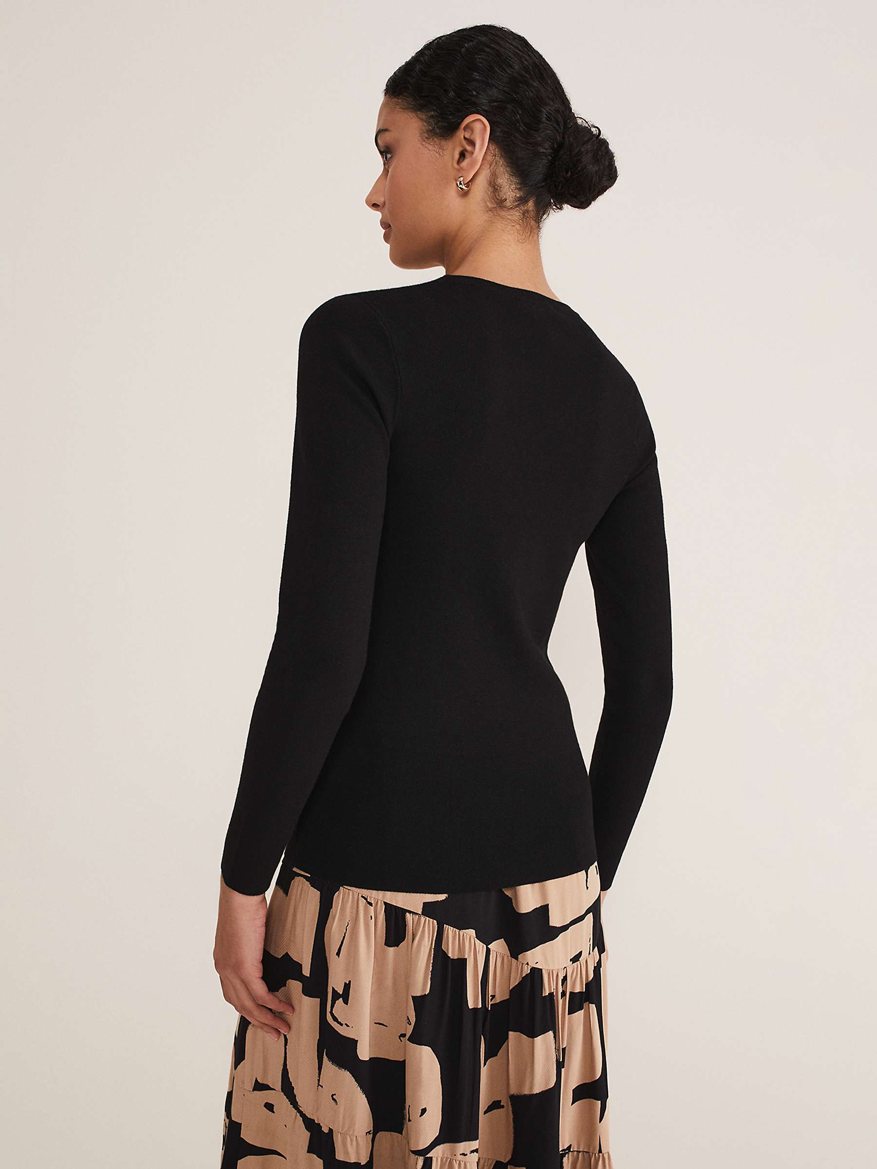 Buy Phase Eight Molla Crew Neck Top Online at johnlewis.com