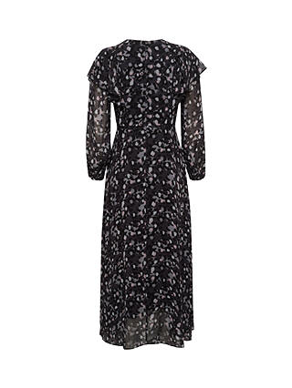 InWear Fahima Ruffle Detailed Midi Dress, Grey/Multi