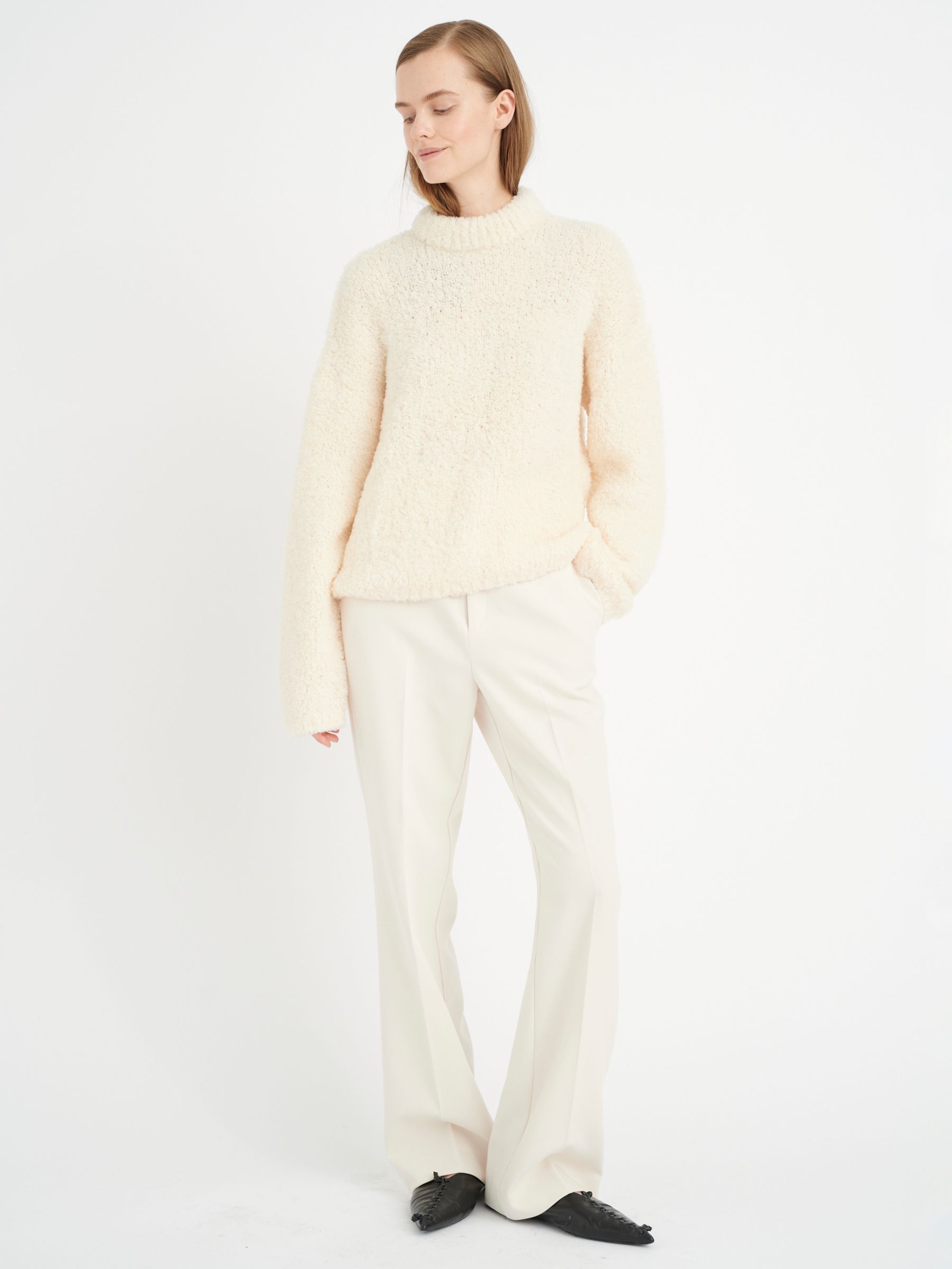 Buy InWear Plato Wool Jumper, Whisper White Online at johnlewis.com