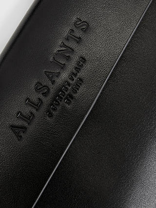 AllSaints Zoe Leather Cross Body Bag, Black