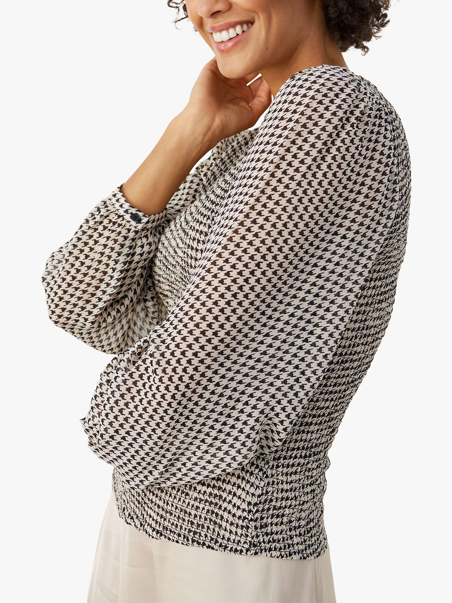 Buy Part Two Thira Houndstooth Blouse, Multi Online at johnlewis.com
