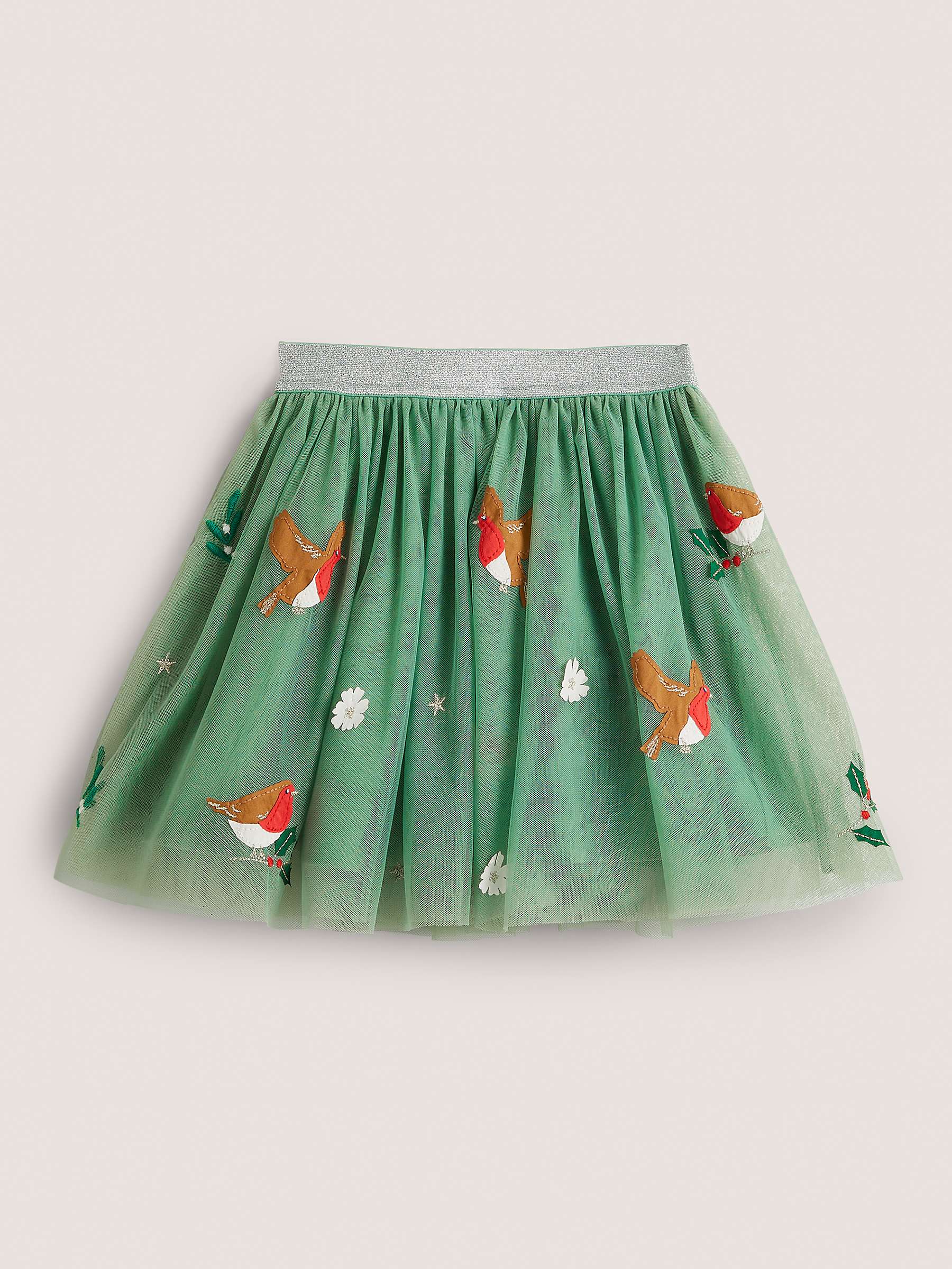 Buy Mini Boden Kids' Robin Tulle Skirt, Green Online at johnlewis.com