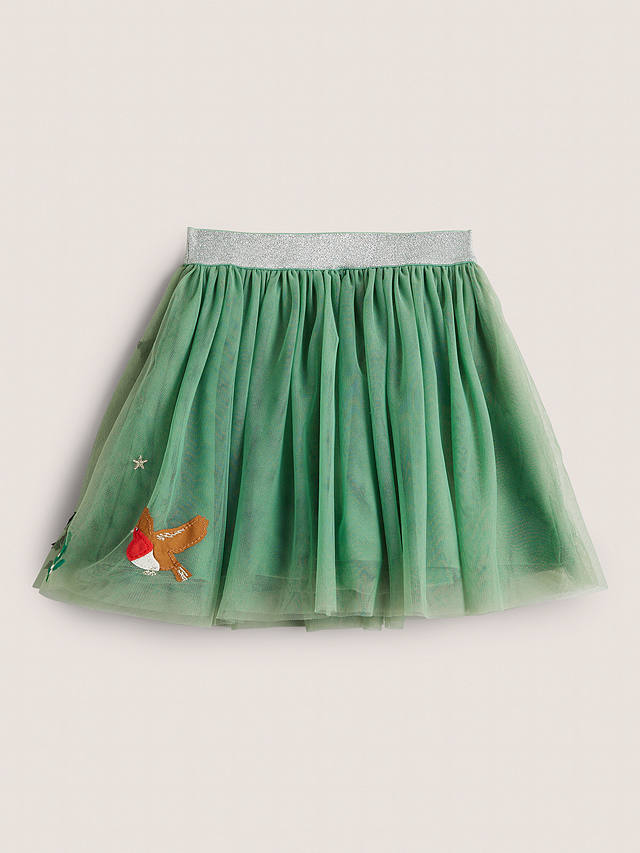 Mini Boden Kids' Robin Tulle Skirt, Green