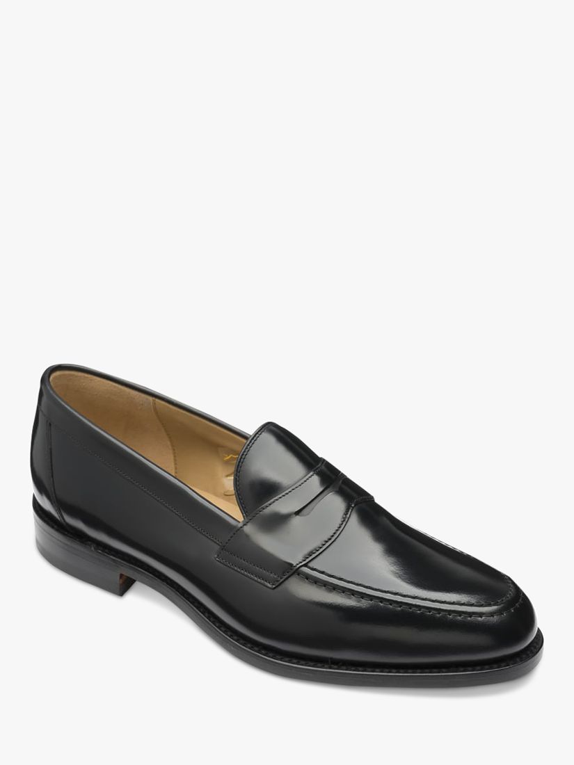 Loake Imperial Leather Loafers, Black, 6