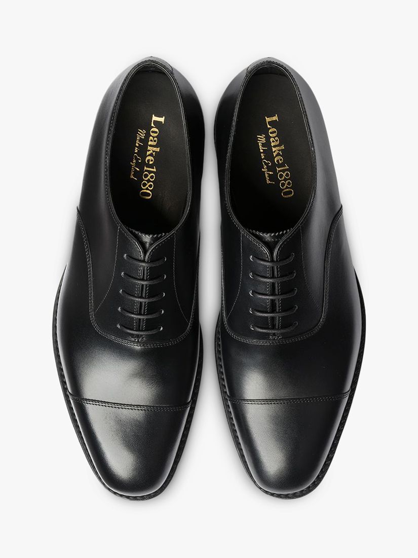 Loake Aldwych Oxford Shoes, Black, 6