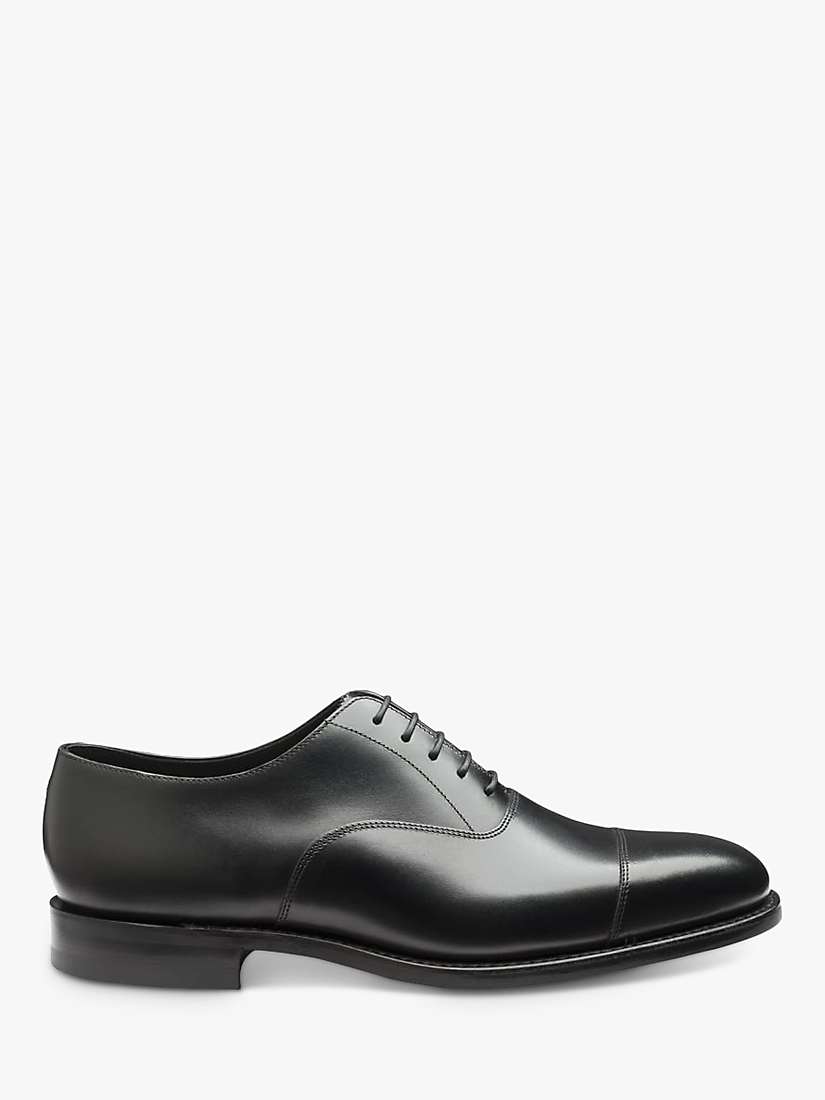 Buy Loake Aldwych Wide Fit Oxford Shoes, Black Online at johnlewis.com