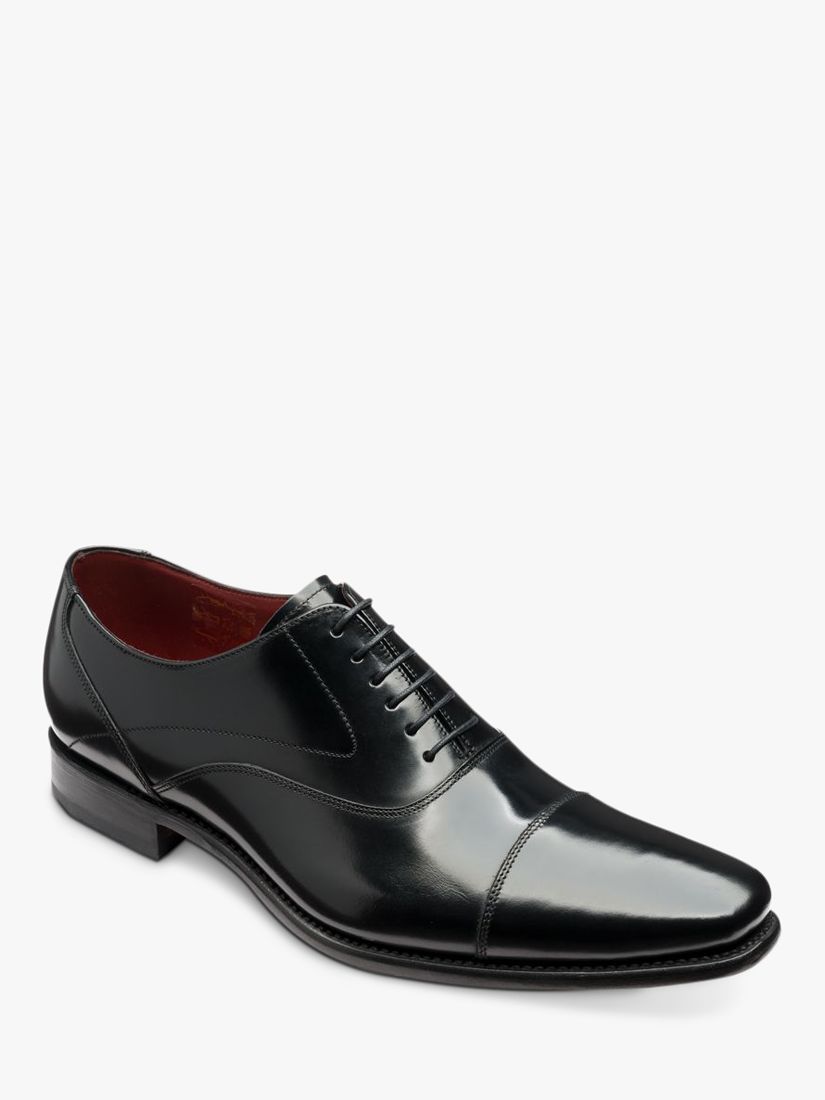Buy Loake Sharp Polished Toecap Oxford Shoes, Black Online at johnlewis.com