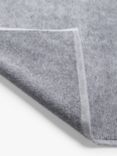 John Lewis ANYDAY Semi Plain Cotton Towel with Hanging Loop, Graphite