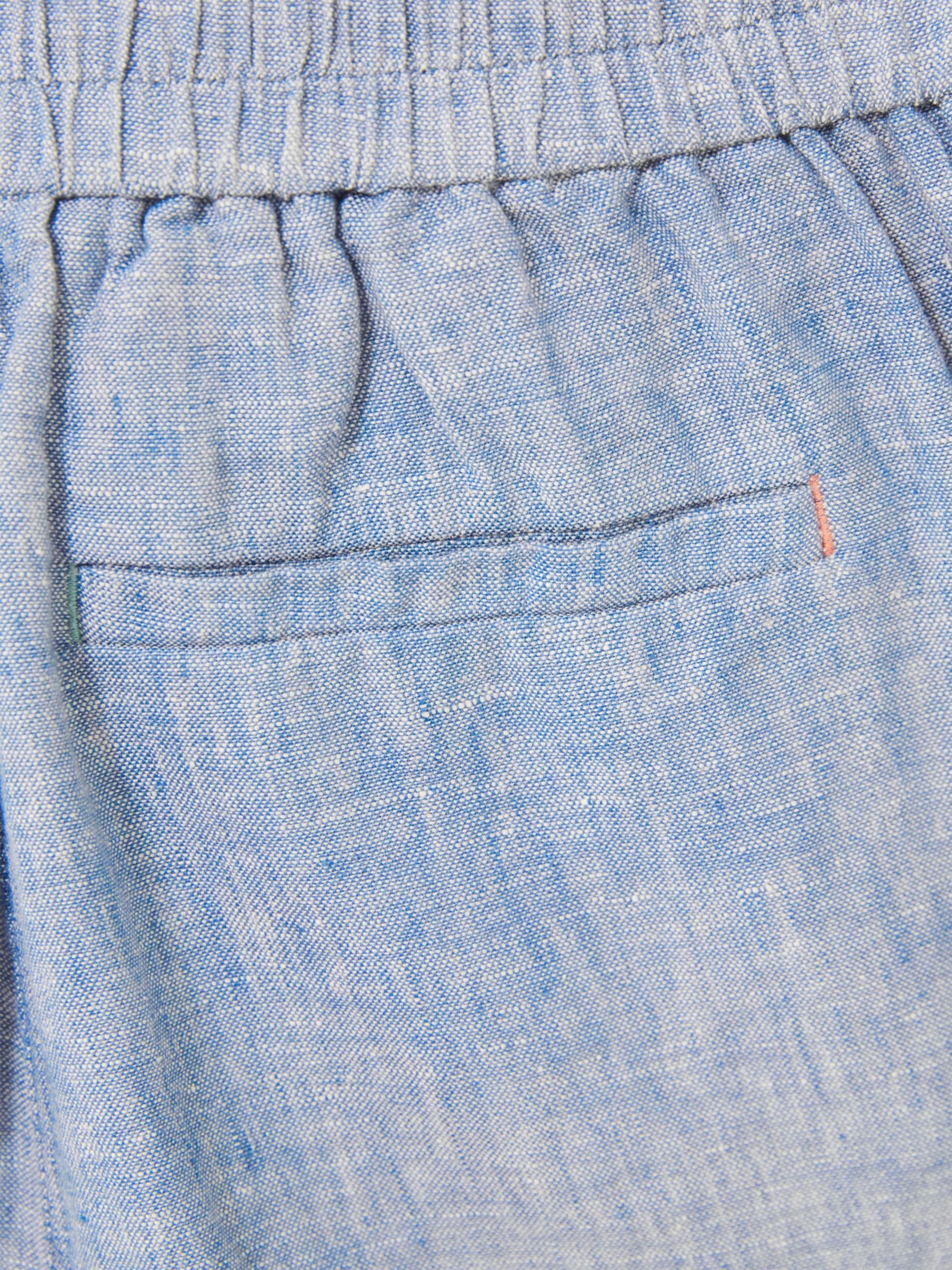 White Stuff Rowena Linen Shorts, Chambray Blue at John Lewis & Partners