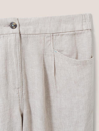 White Stuff Rowena Linen Trousers, Beige
