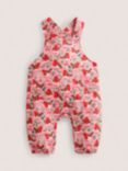 Mini Boden Baby Robins Jersey Dungarees, Boto Pink