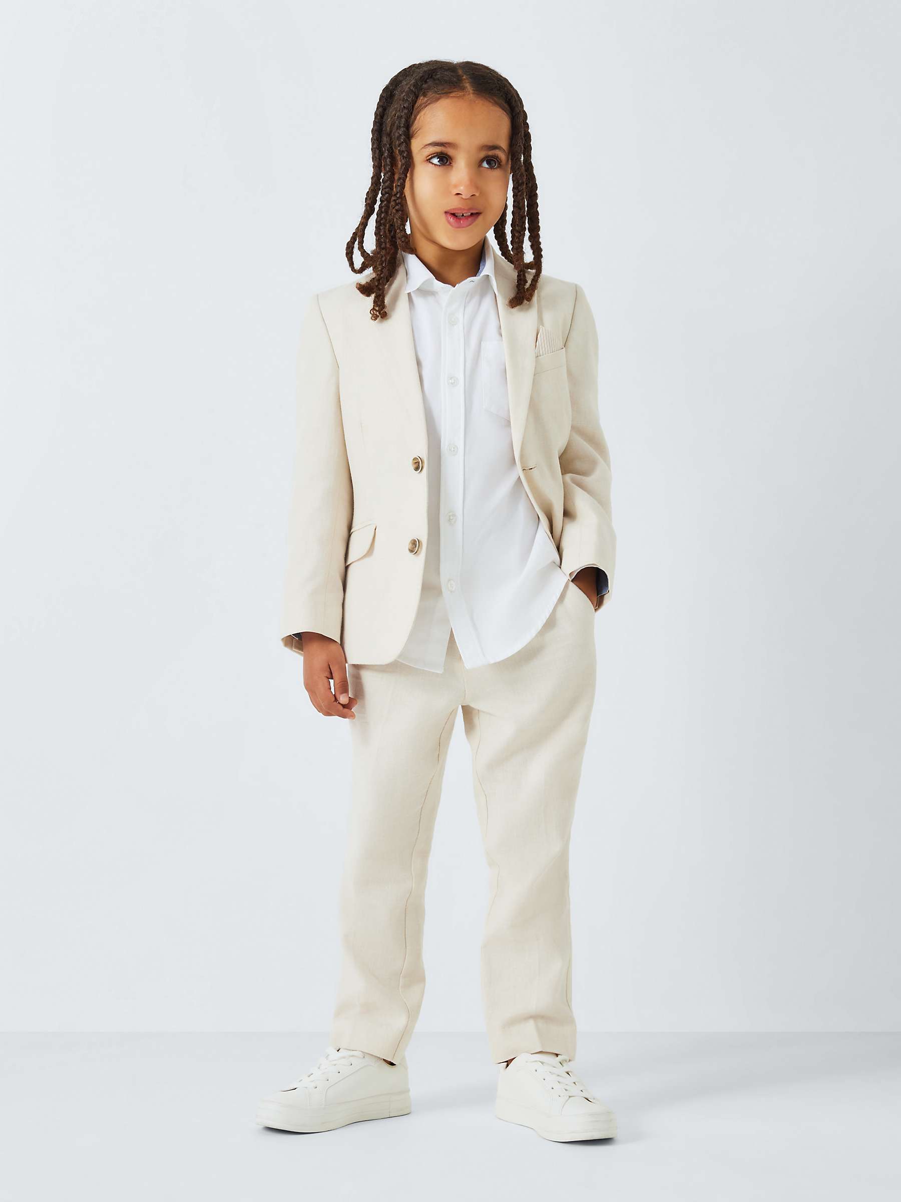 Buy John Lewis Heirloom Collection Textured Cotton Long Sleeve Shirt, White Online at johnlewis.com