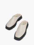 Whistles Lanie Shearling Lined Mules, Ivory