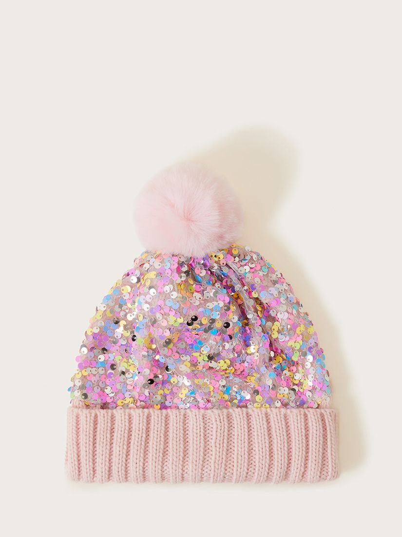 Chelsea Womens Bobble Beanie Hat Pink