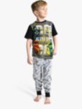 Brand Threads Kids' LEGO Ninjago Pyjamas, Grey