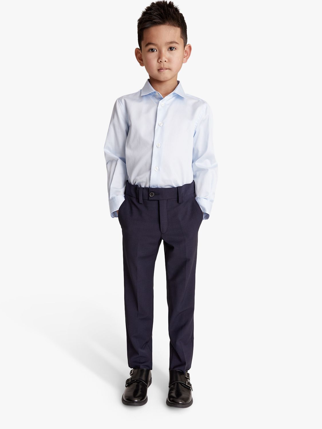 Reiss Kids' Hope Modern Fit Trousers, Navy, 4-5 years