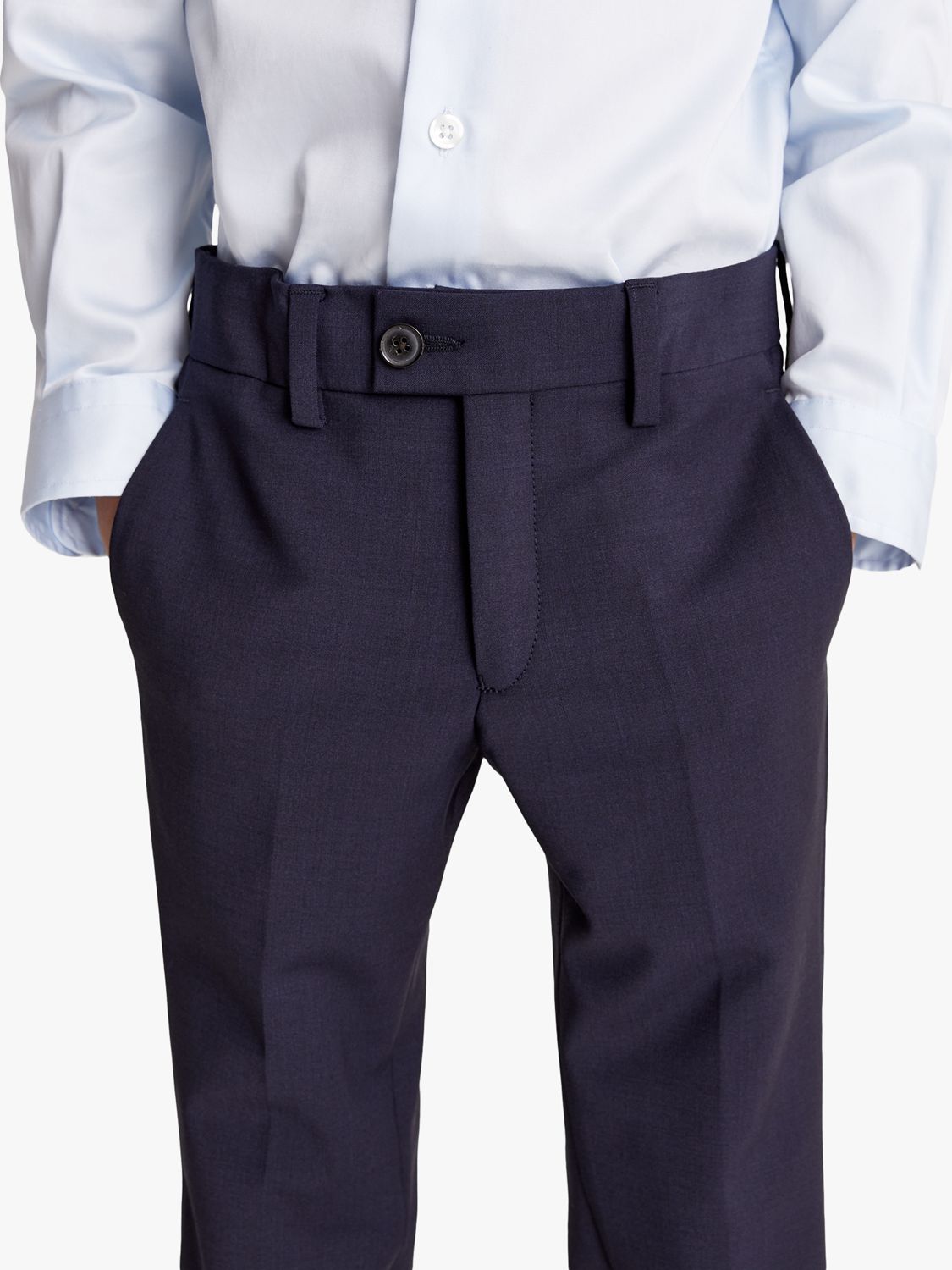 Buy Reiss Kids' Hope Modern Fit Trousers, Navy Online at johnlewis.com