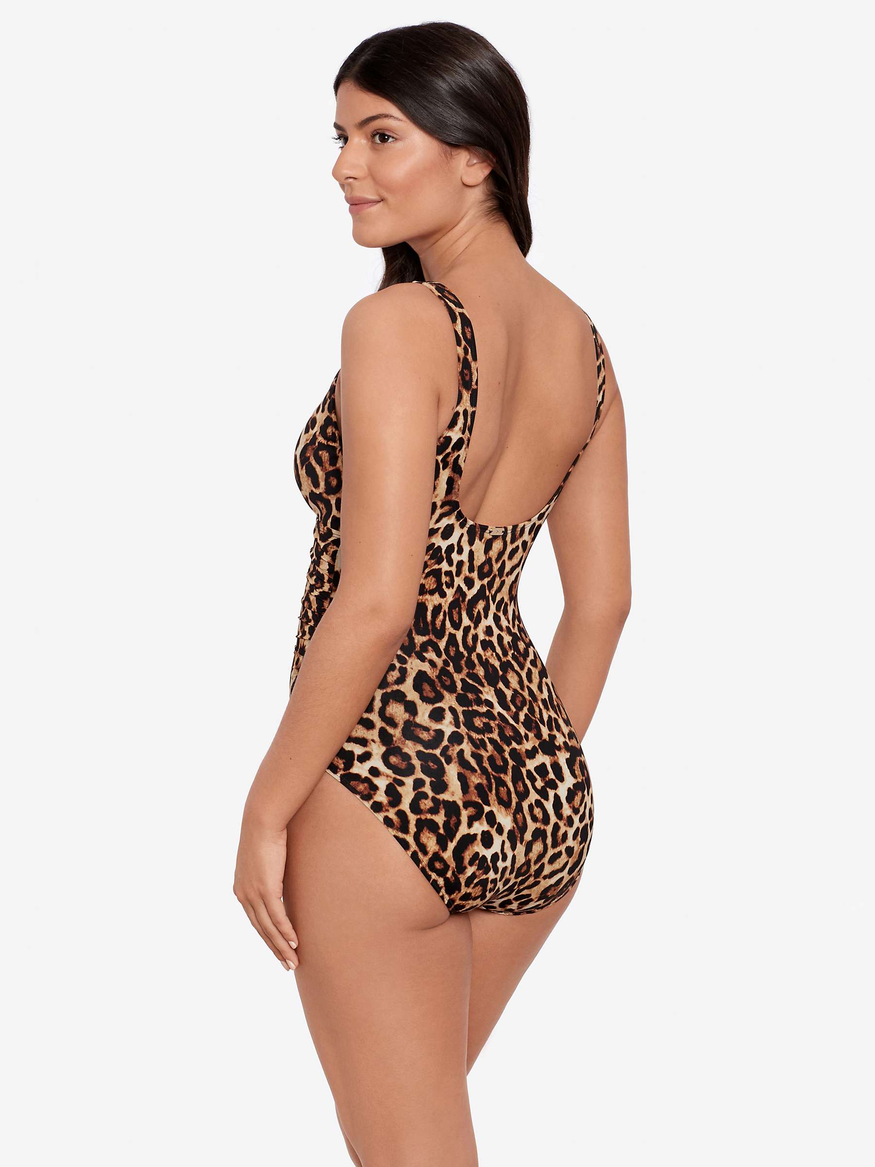 Buy Lauren Ralph Lauren Ring Swimsuit, Brown Online at johnlewis.com