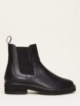 Phase Eight Leather Chelsea Boot, Black