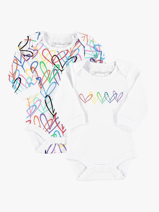 From Babies with Love Baby #Lovewall Bodysuits Gift Set, Neutral
