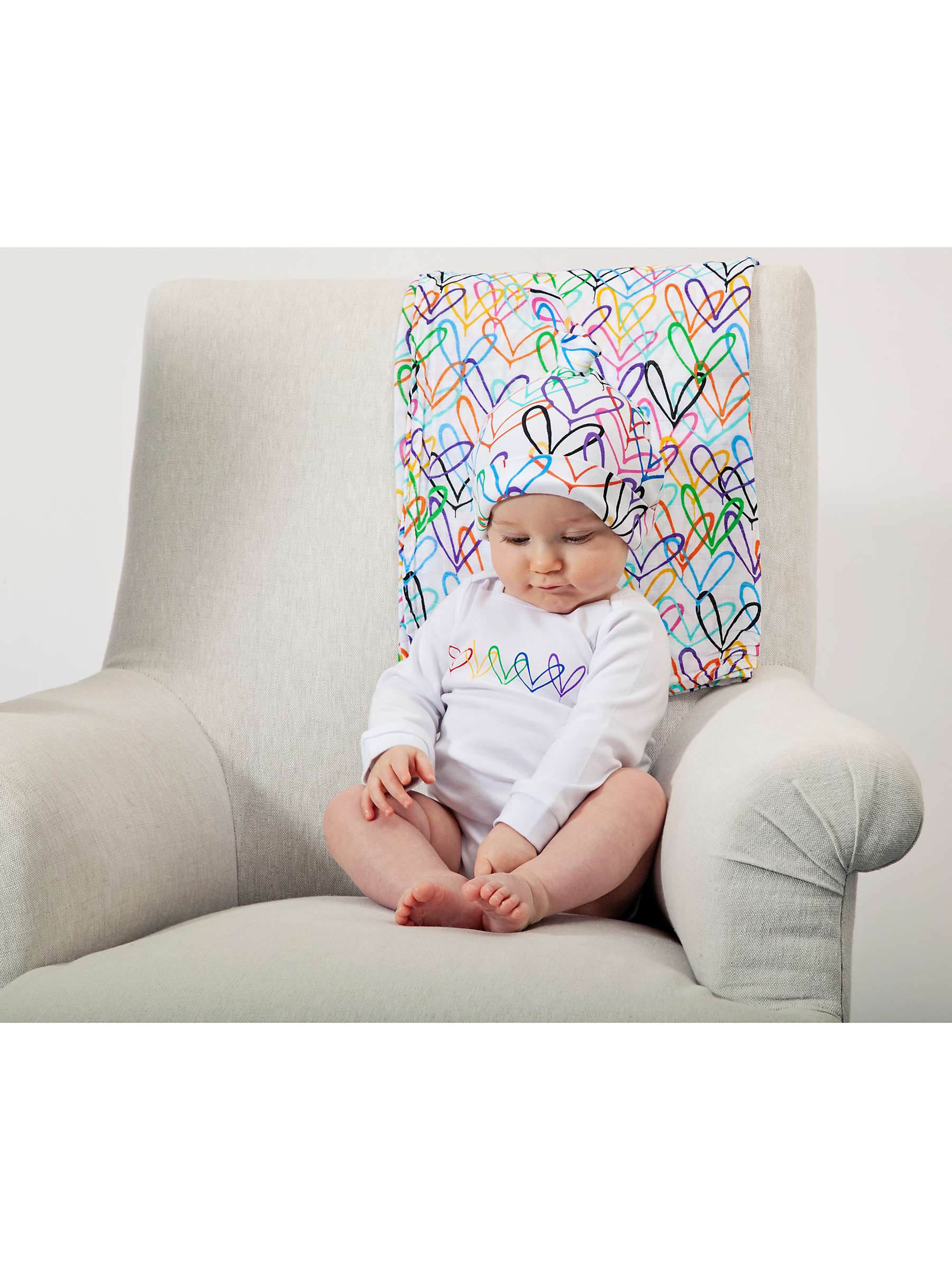 Buy From Babies with Love Baby #Lovewall Bodysuits Gift Set, Neutral Online at johnlewis.com